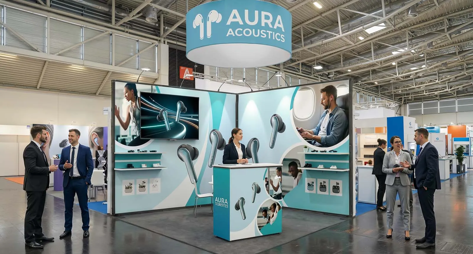 trade show booth height