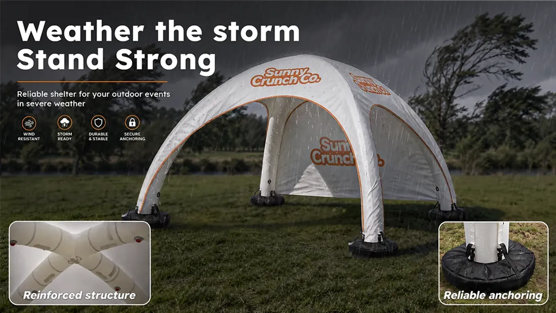 How Weather Conditions Affect Inflatable Tent Performance: Wind and Rain Guide for Event Organizers