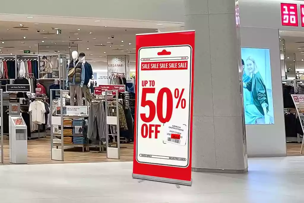 custom promotional retractable banner