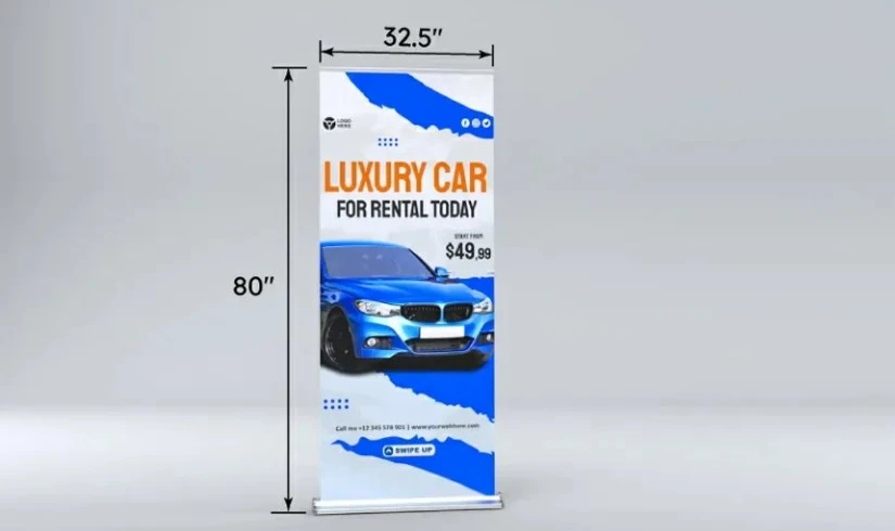 dulex retractable banner