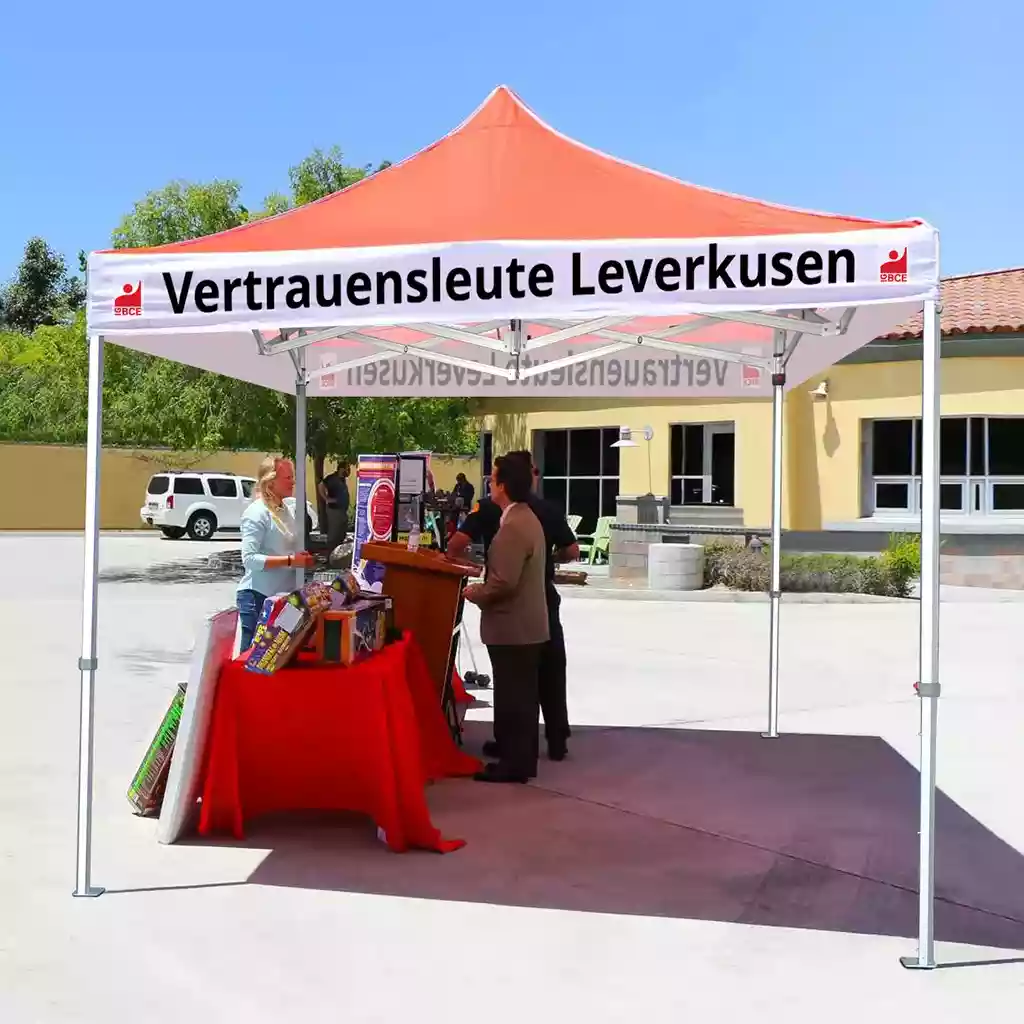 custom canopy tent booth