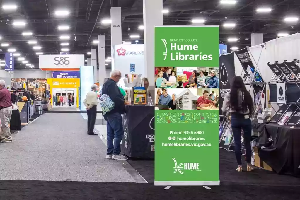 Banners with vibrant colors