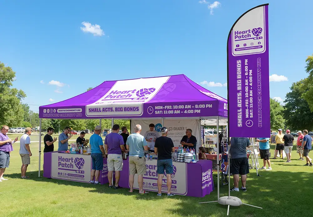 custom tent for cummunity events