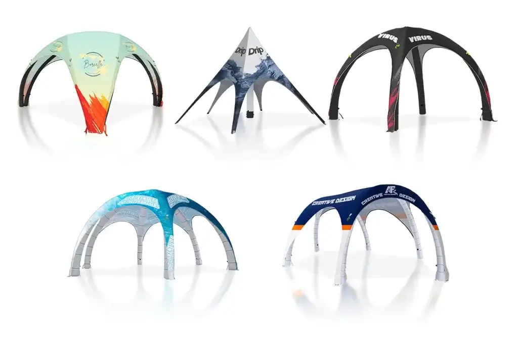 types of inflatable tents