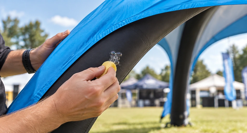 How To Find A Leak In An Inflatable Tent