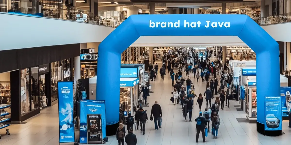 custom inflatable arch for trade show