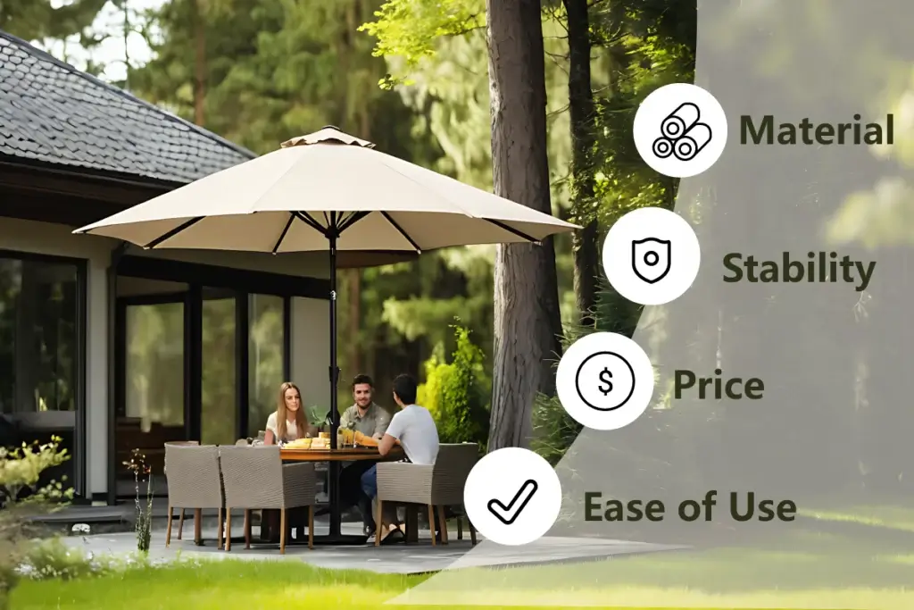 factors to consider when choosing a umbrella