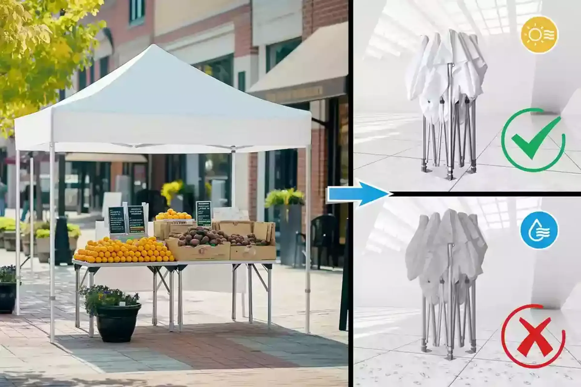 store your canopy tent