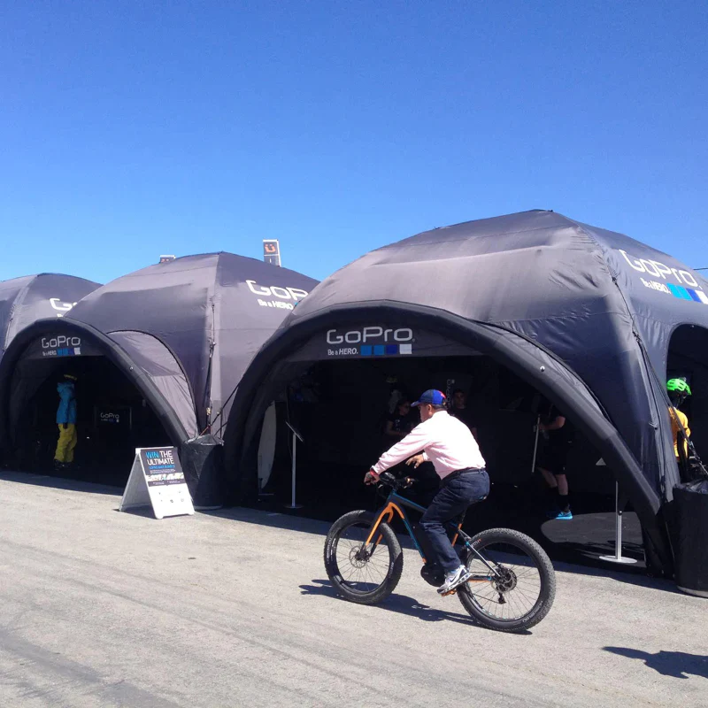 inflatable tent with sides for events