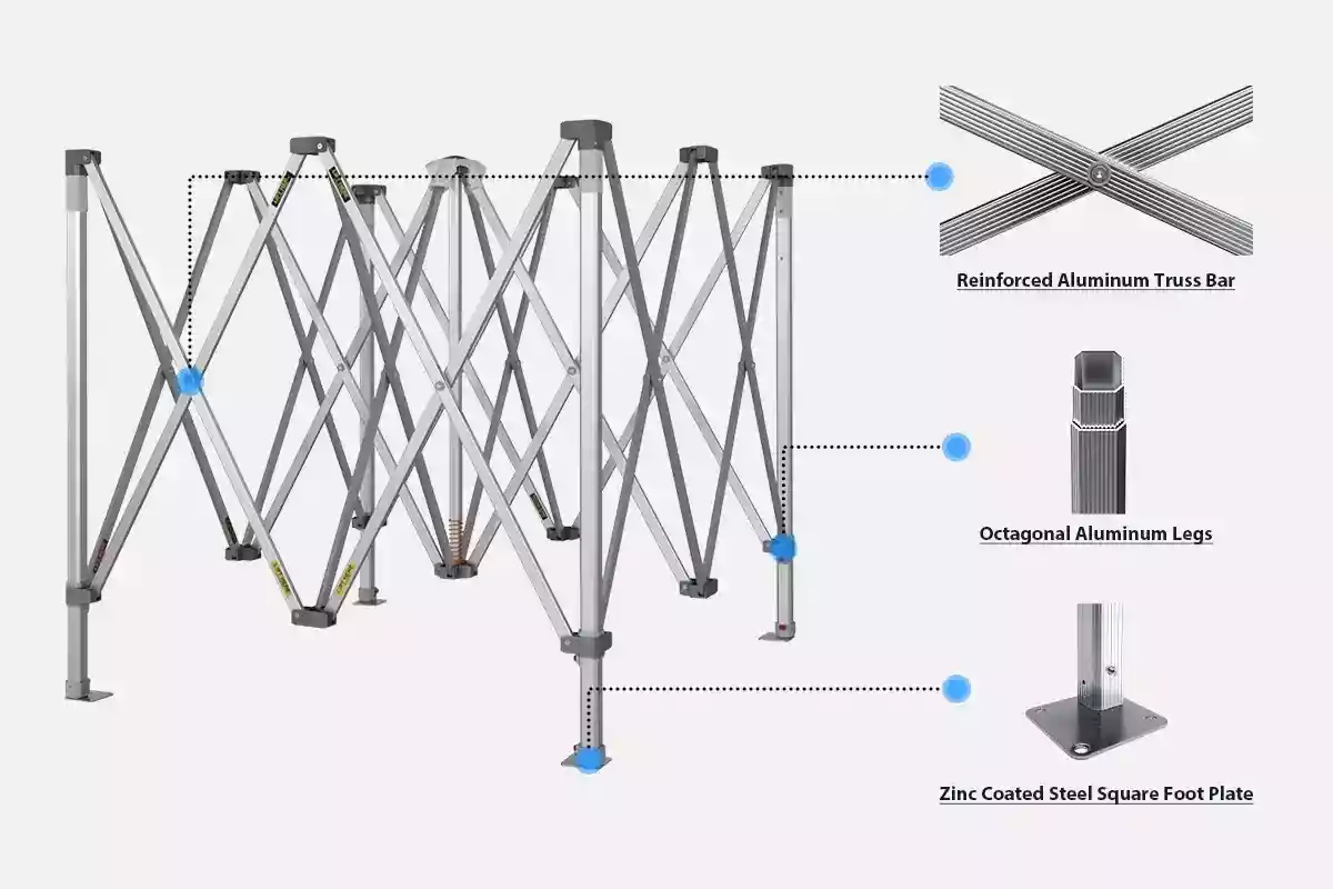 Westshade Y8 tent frame
