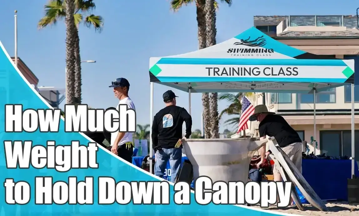 weight to hold down a 10x10 canopy (1)