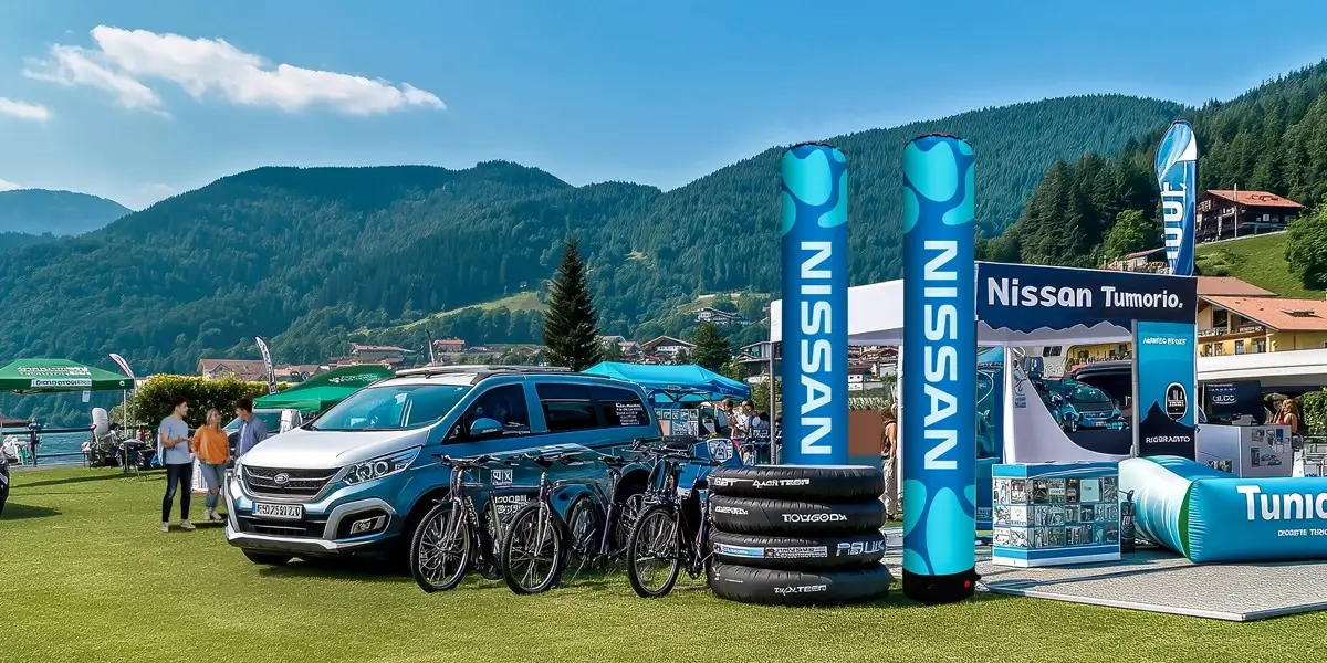 inflatable column for trade show