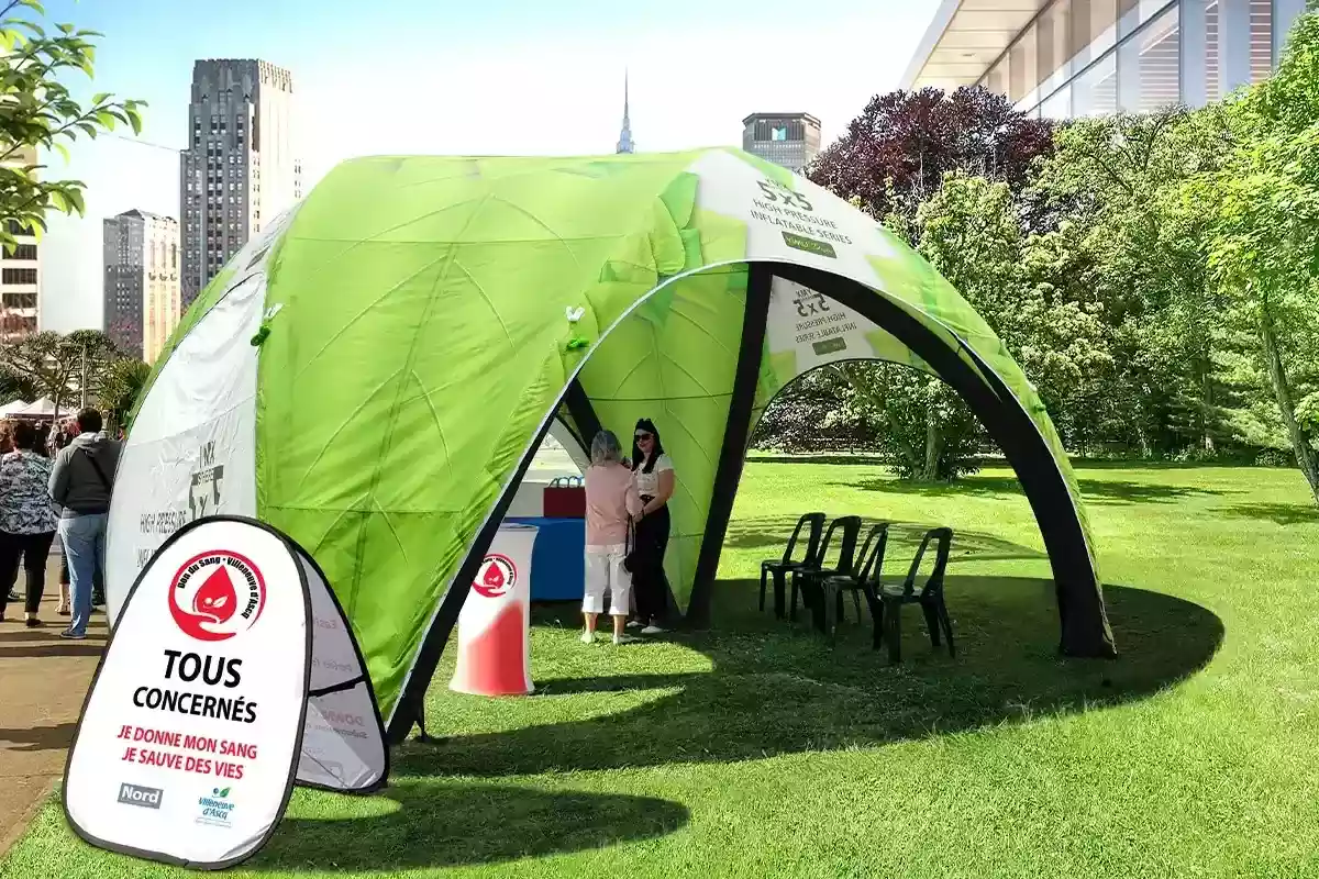 custom inflatable tent