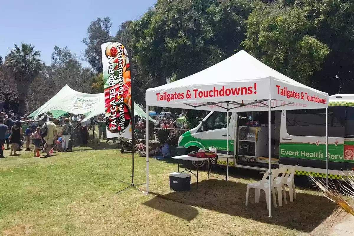 custom canopy tent for tailgate party