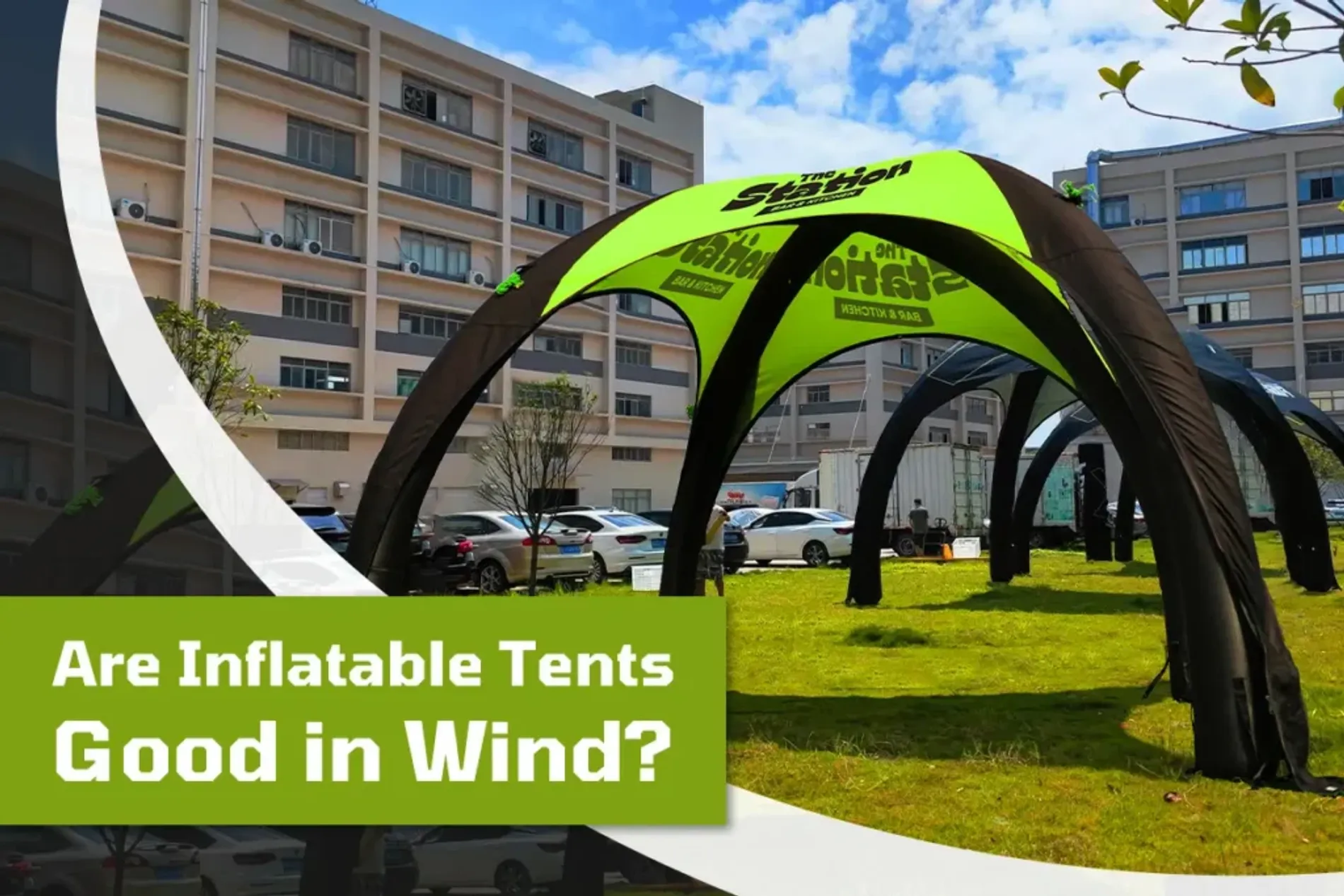 Facing the Wind? Here is How Inflatable Canopies Hold Their Ground
