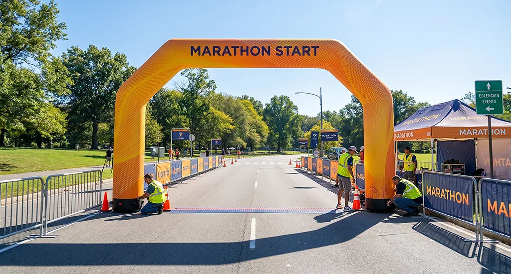 Inflatable Arches for Marathons
