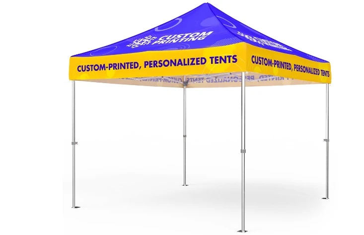 10x10 tent with custom canopy