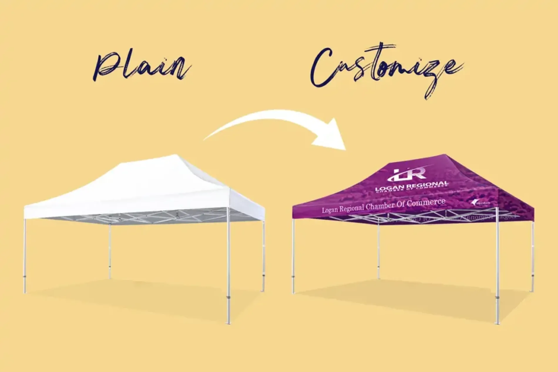Custom Logo Canopy vs Plain Canopy: Which Is Better for Your Business?
