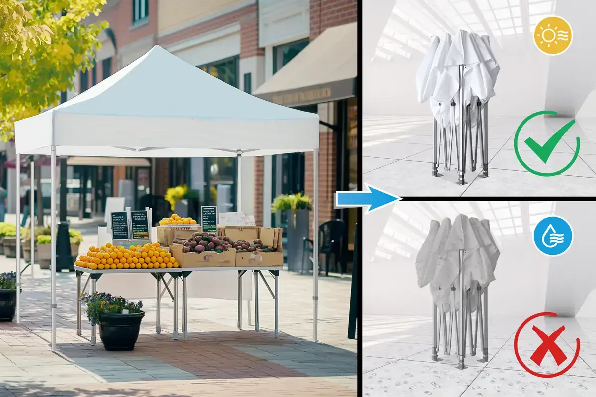 store your canopy tent