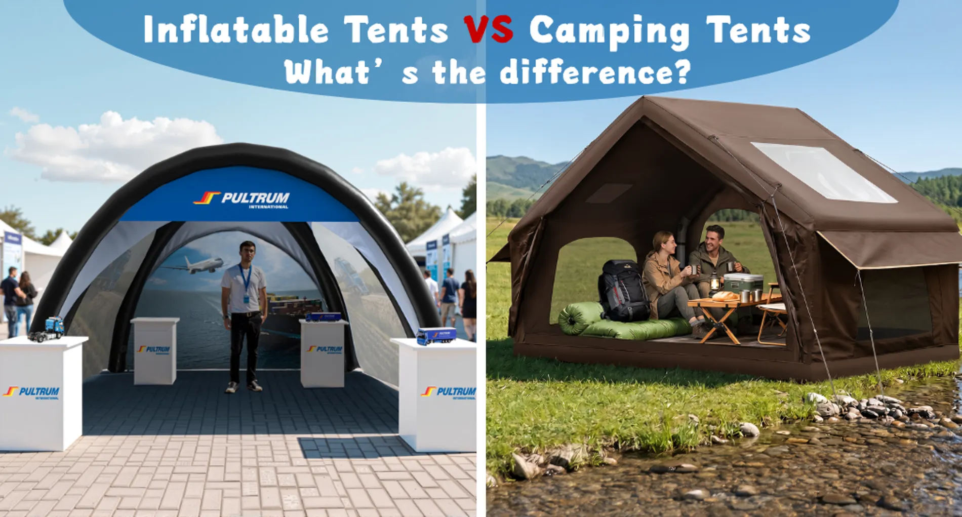 Custom Inflatable Tents vs Camping Tents: 5 Key Differences You Need to Know