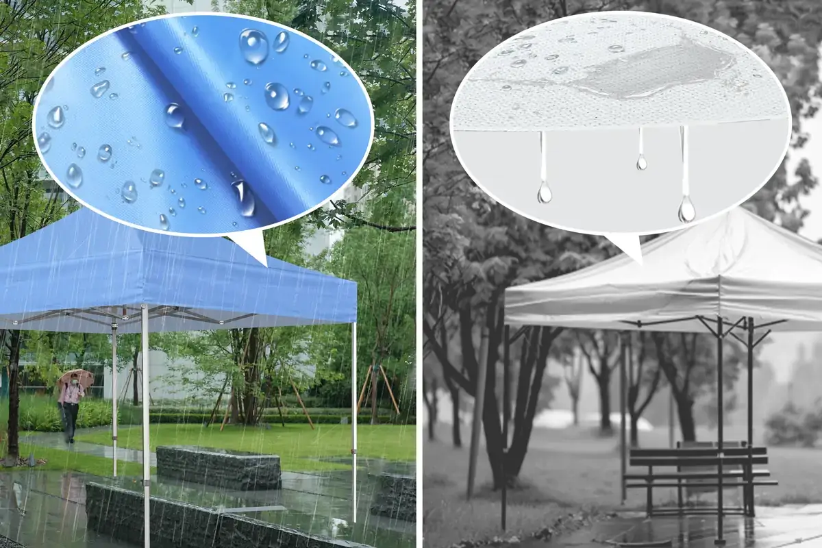 opt for a waterproof canopy