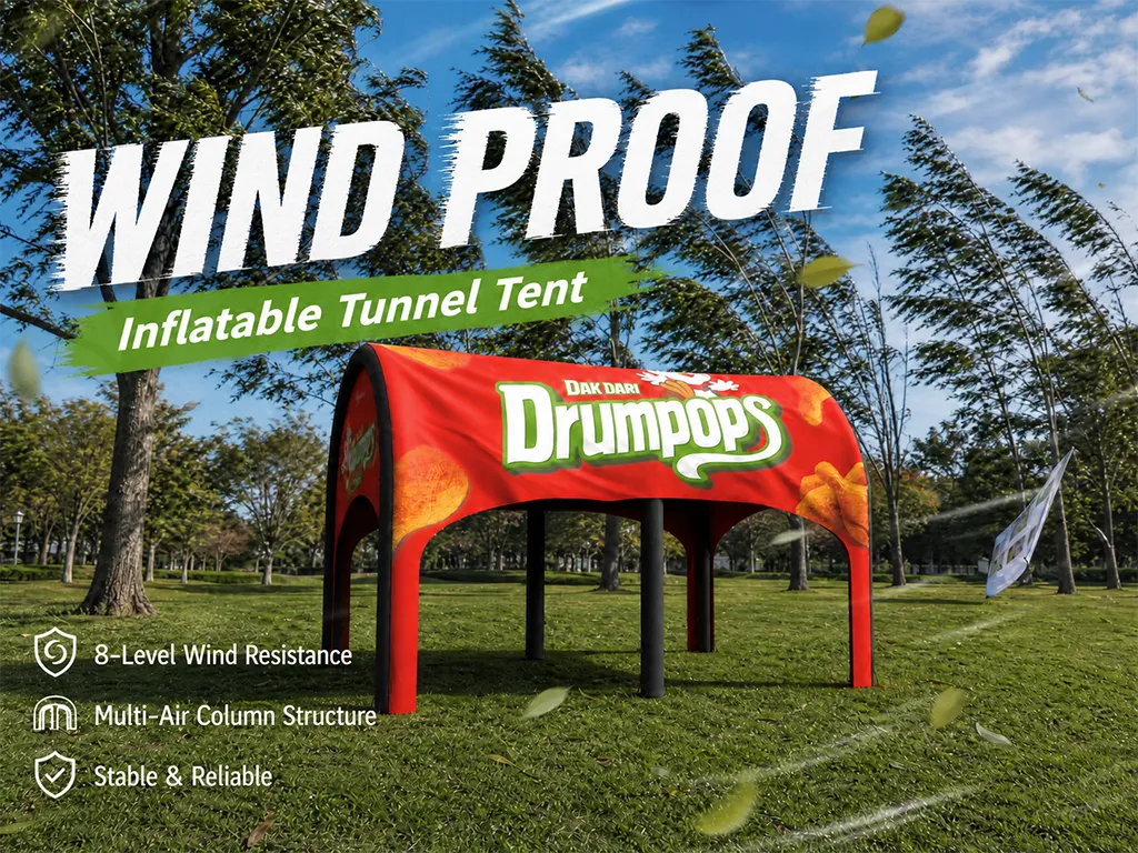 Inflatable Tunnels wind proof
