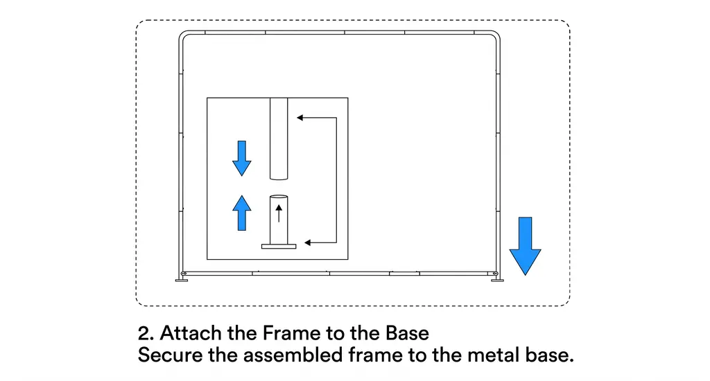 Attach the Frame to the Base