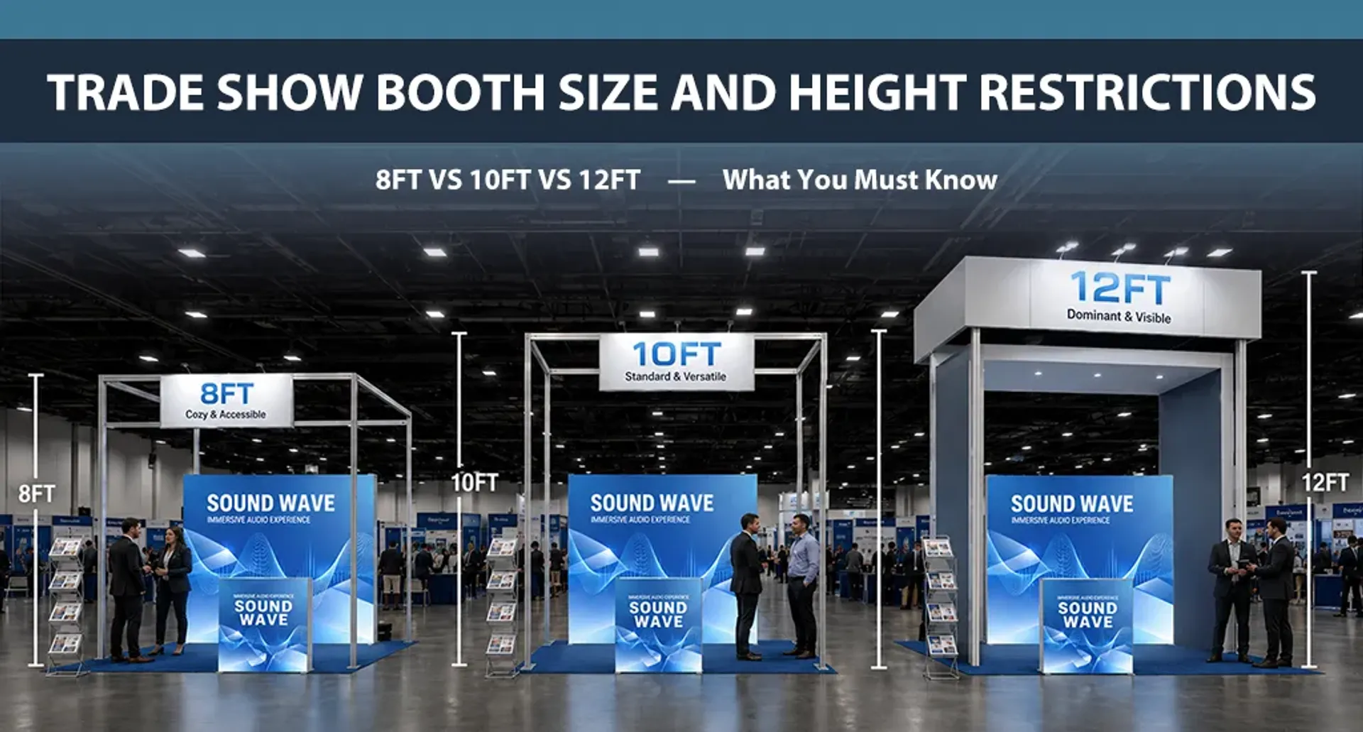 Trade Show Booth Size and Height Restrictions (What You Must Know)