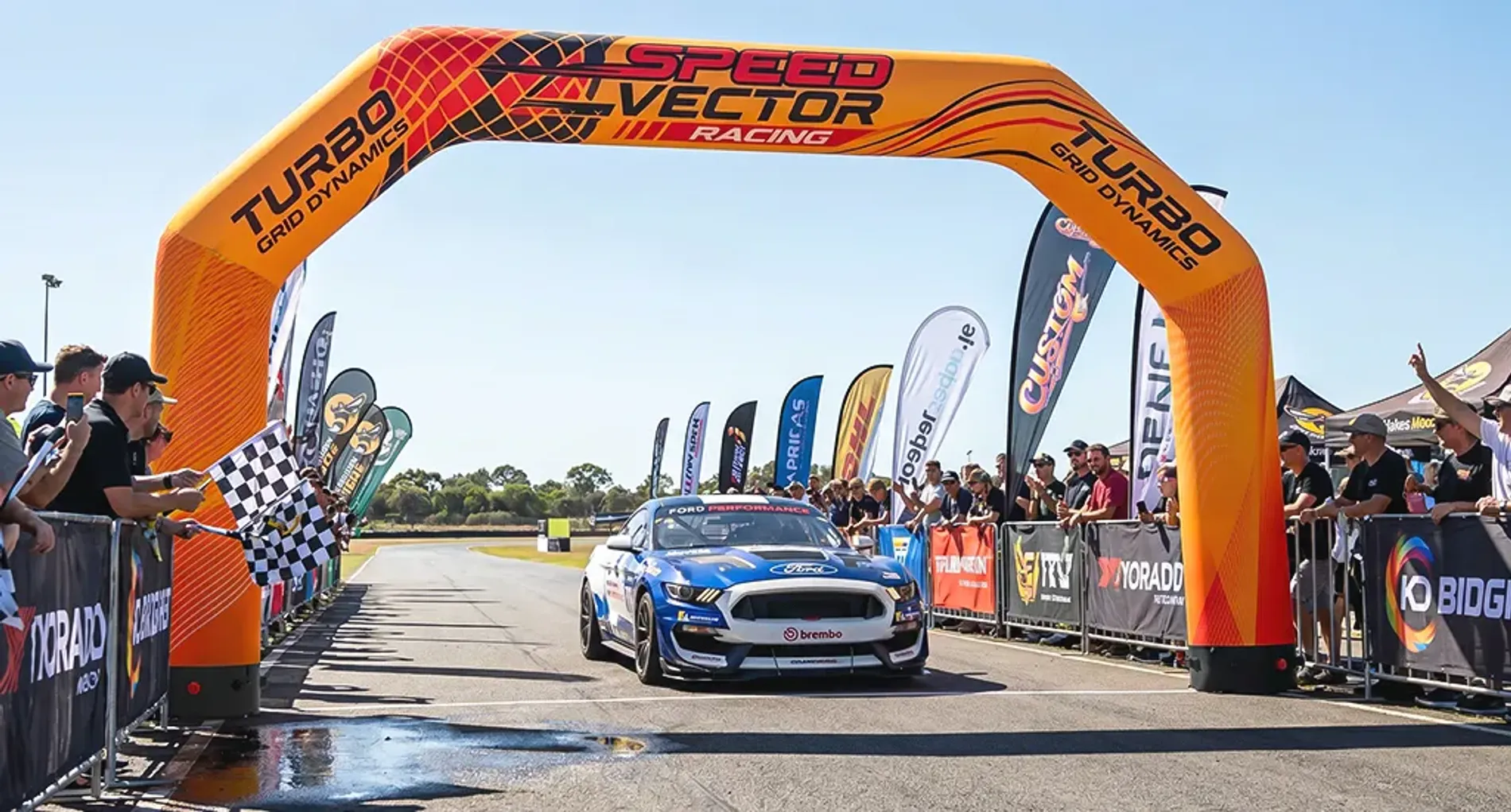 How Inflatable Arches Boost Branding and Stand Out at Motorsport