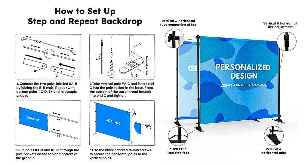 how-to-steup-step-and-repeat-backdrop