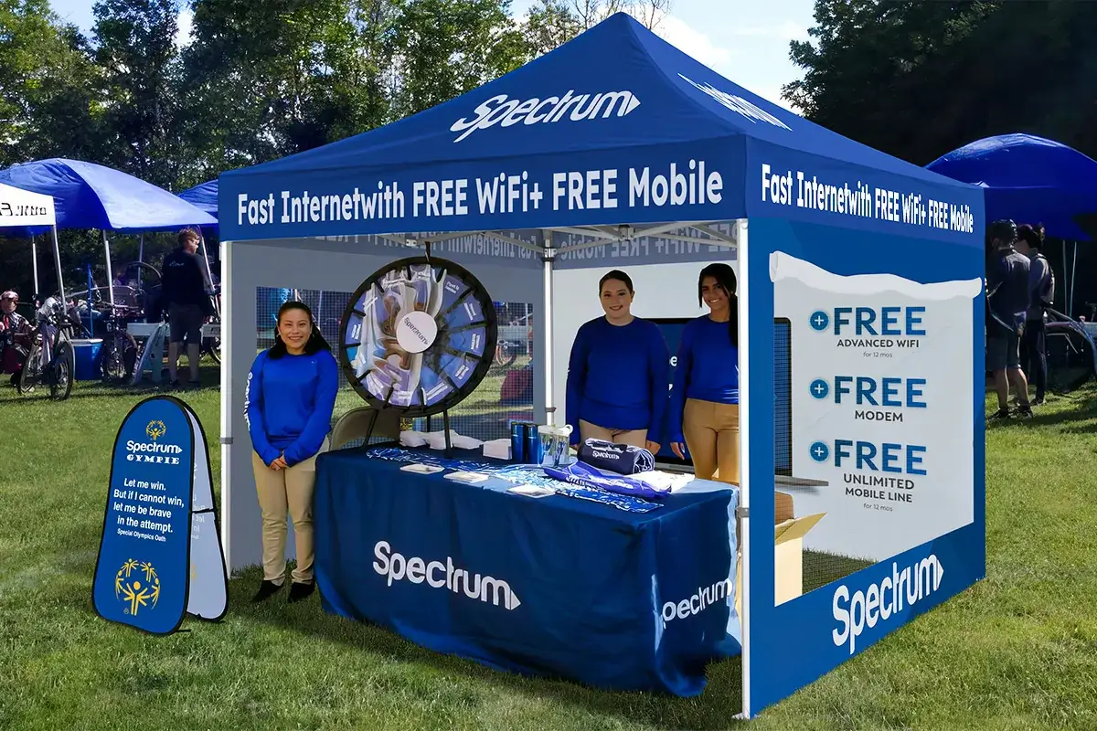 custom tent for corporate