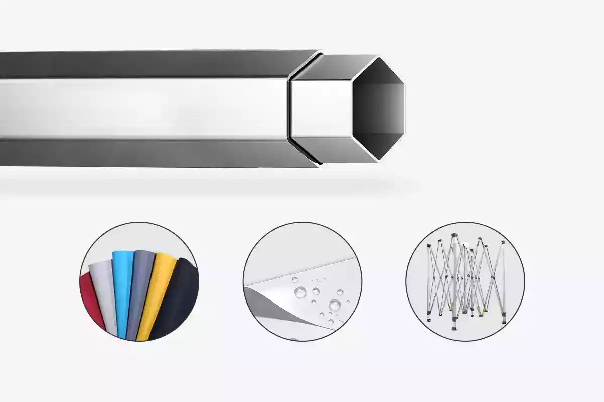 Details of the Y6 canopy tent