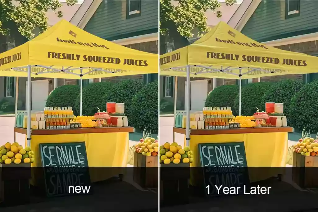 Dye sublimation canopy