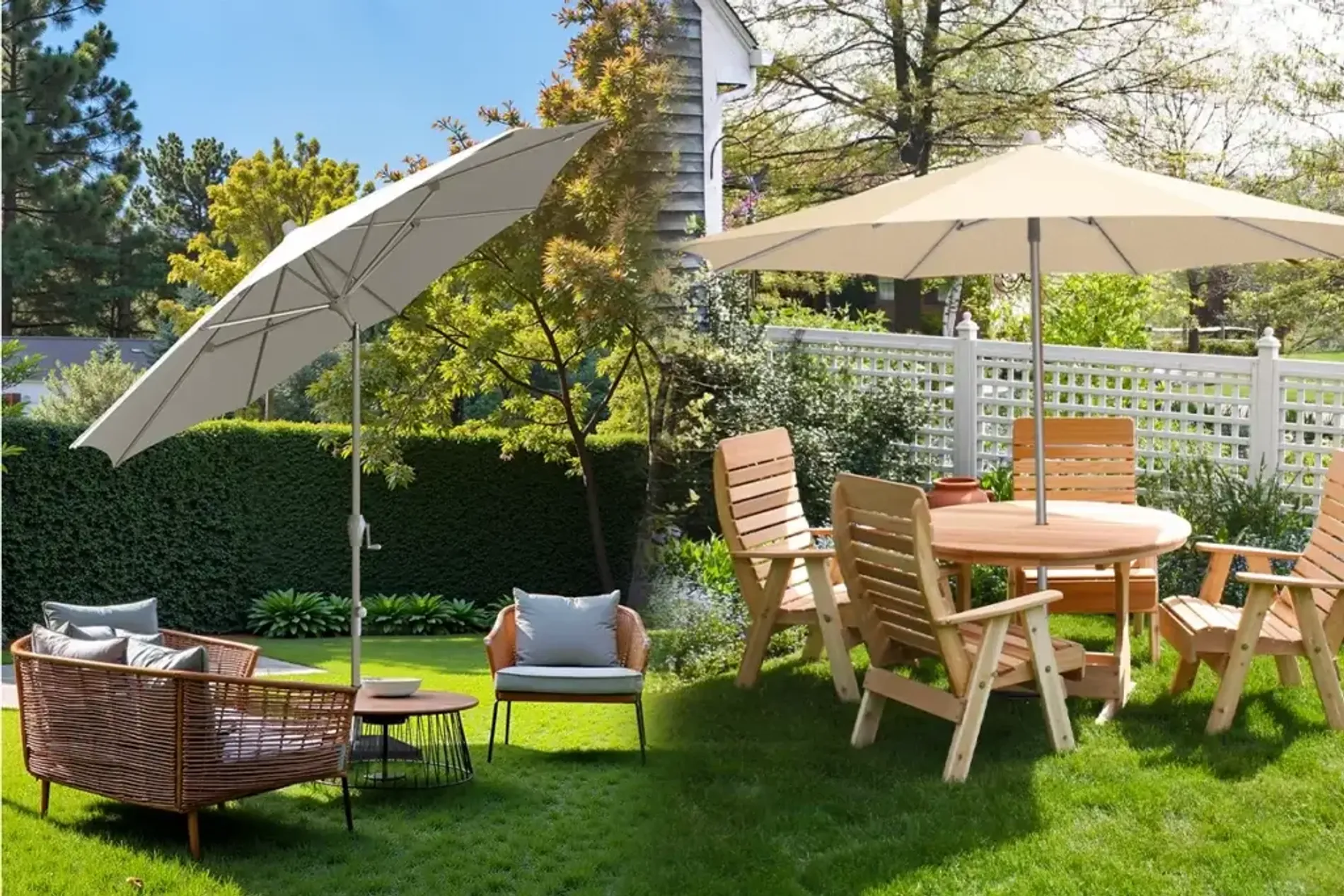 Table Umbrella vs Patio Umbrella with Base: What’s the Difference?