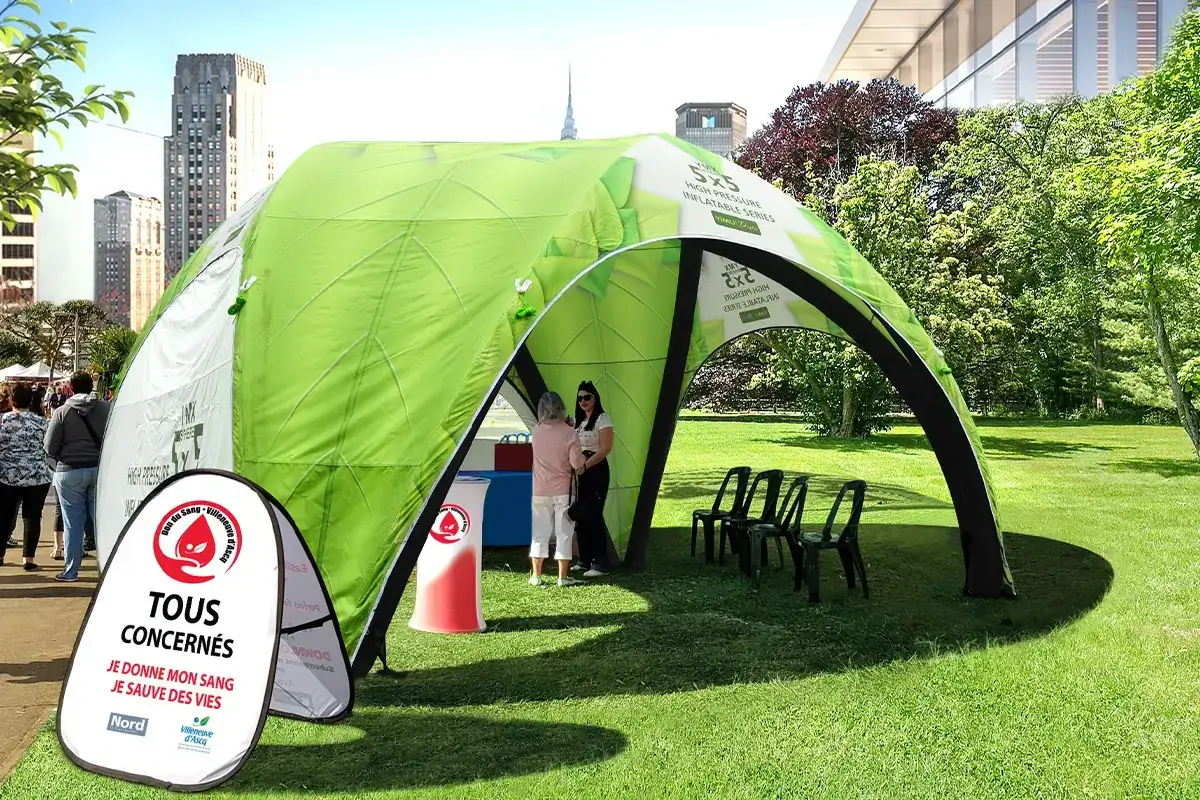 custom inflatable tent