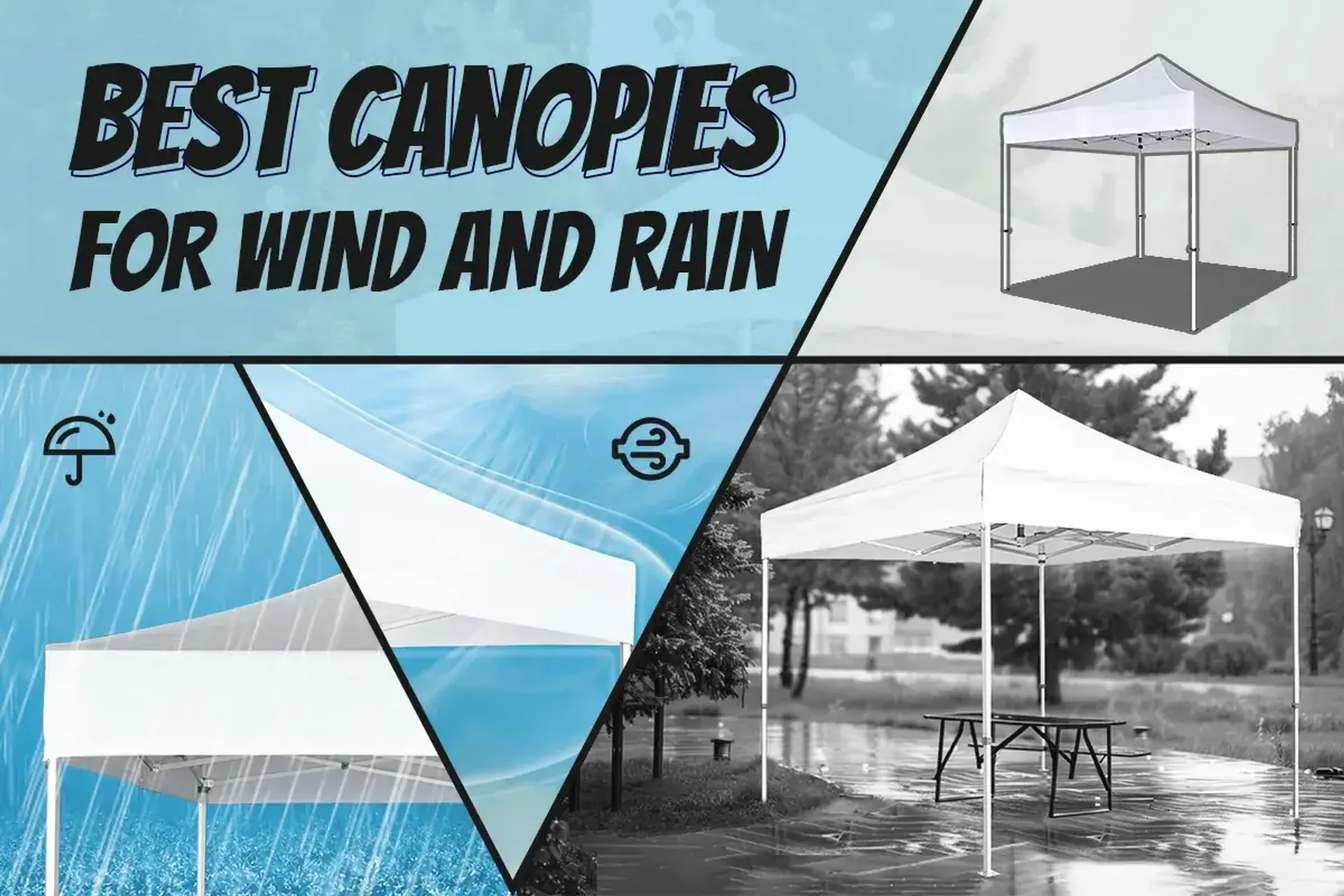 Best Canopies for Wind and Rain in 2025: 5 Heavy-Duty Tents Tested for Stability