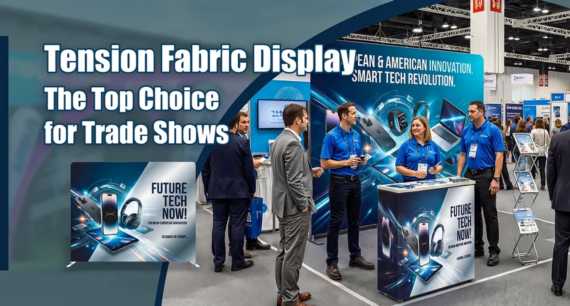 Tension Fabric Displays Are Taking Over Trade Show Booth Design