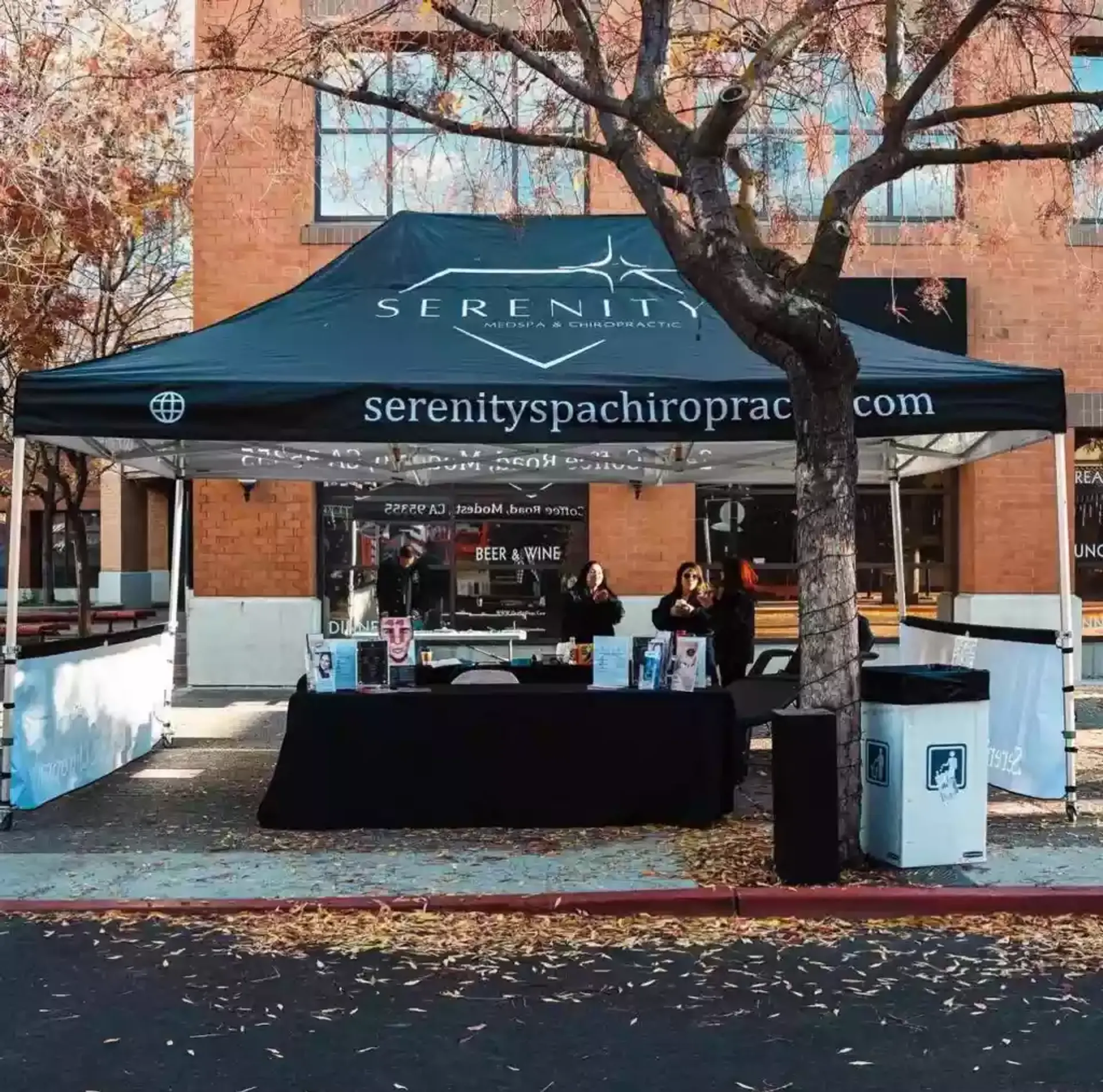 Serenity Spa Chiropractic canopy