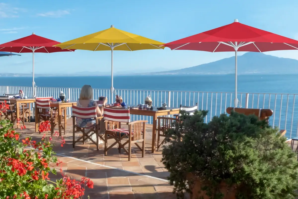 colorful patio umbrellas