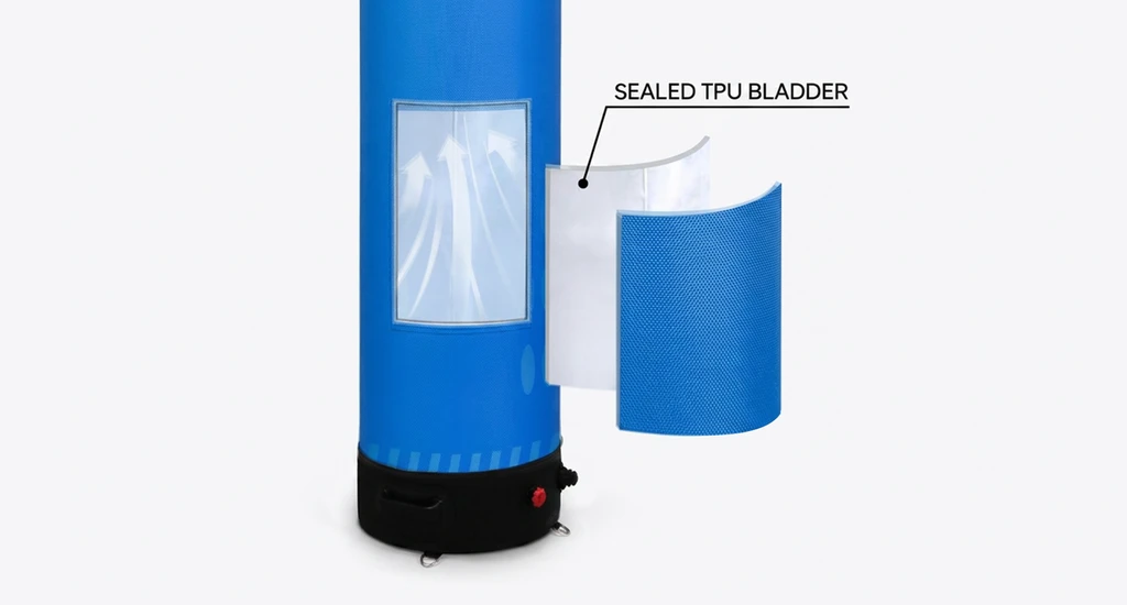 sealed-TPU-bladder-inflatable-column-fabric