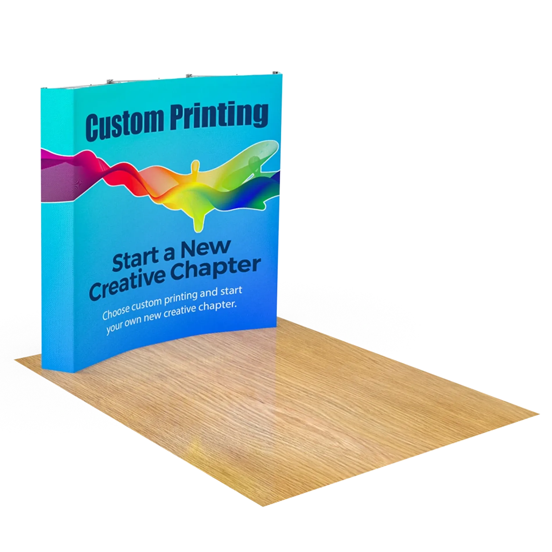 8FT Curved Pop Up Display