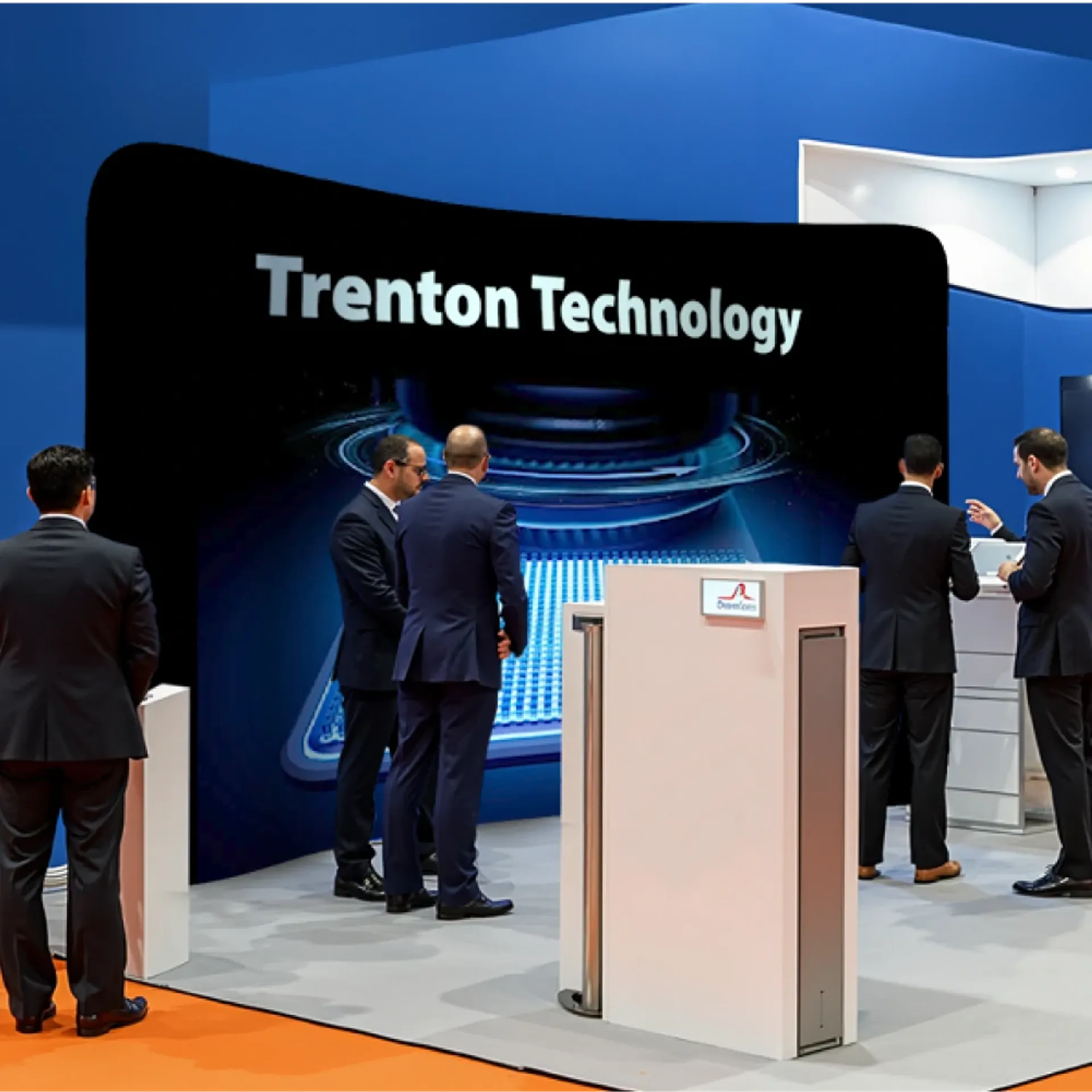 10FT Curved Tension Fabrci Display Scenarios