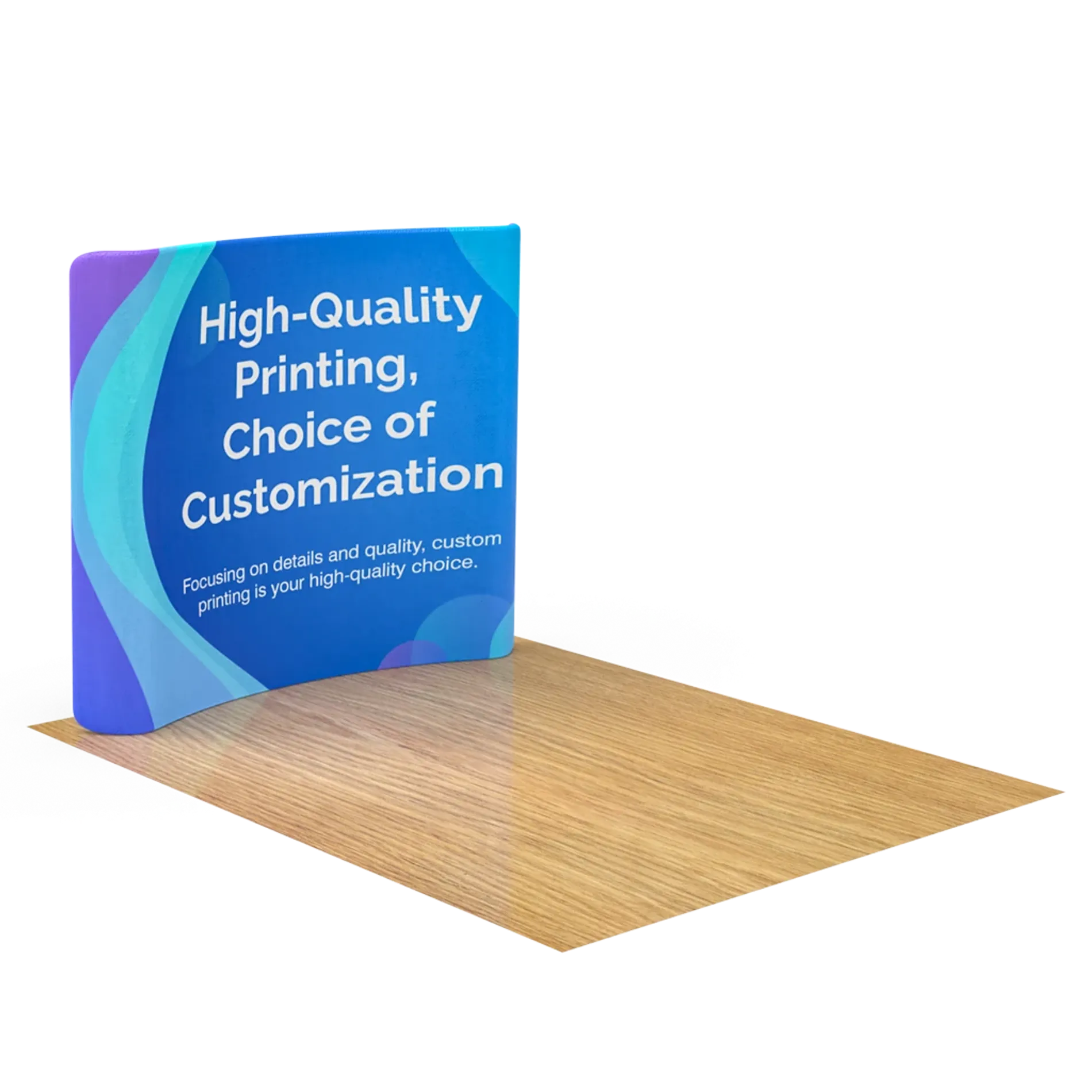 6FT Curved Tension Fabric Display