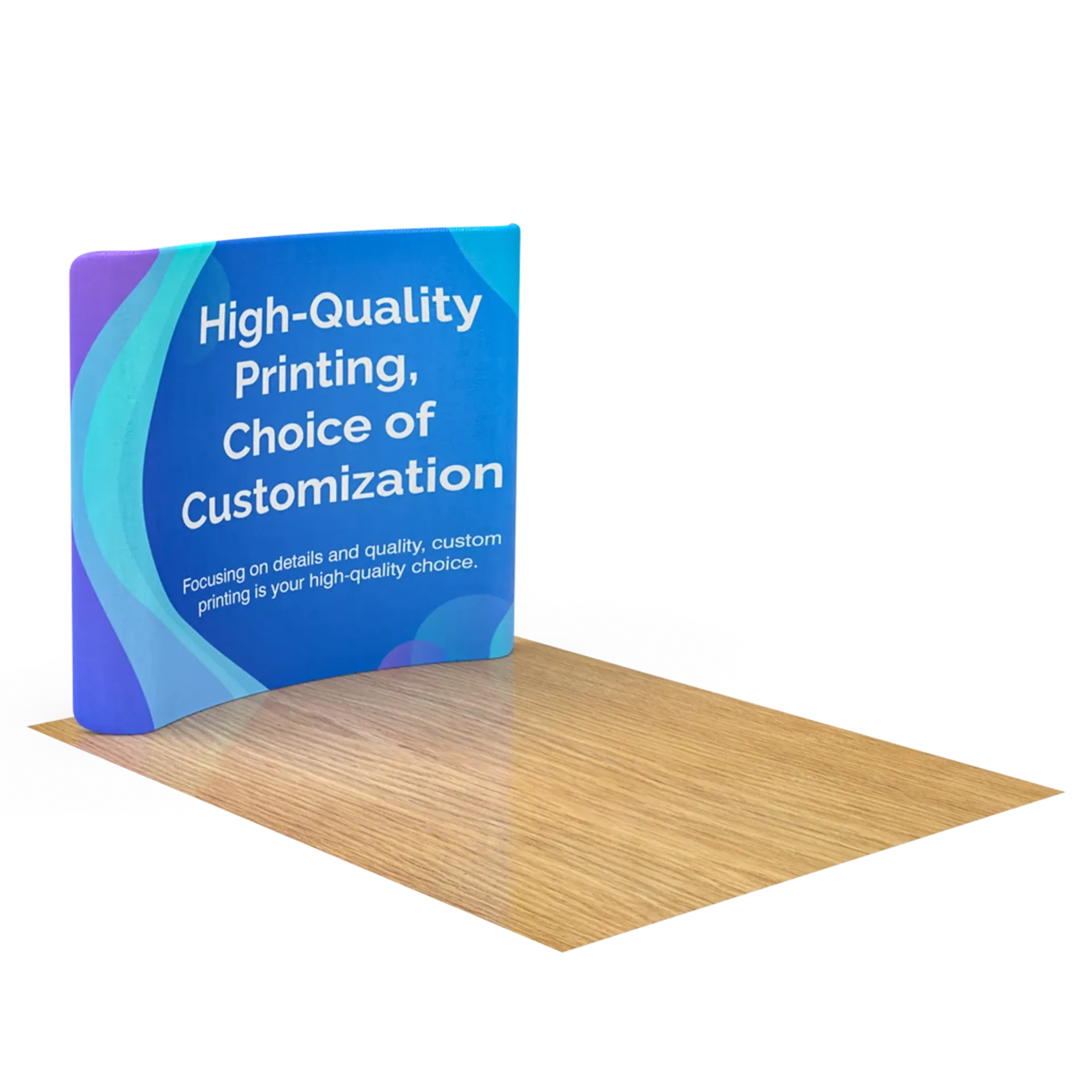 6FT Curved Tension Fabric Display