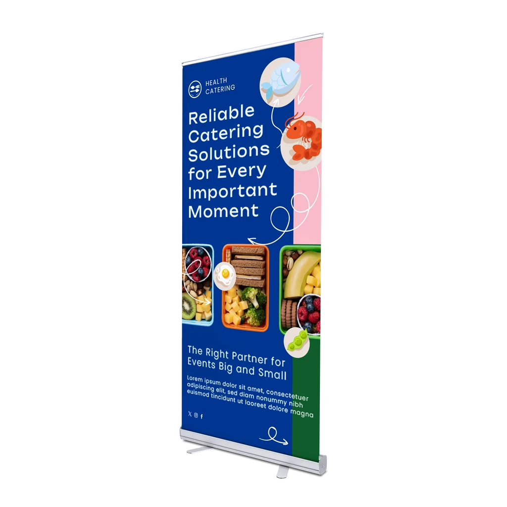 Retractable Banner Side view