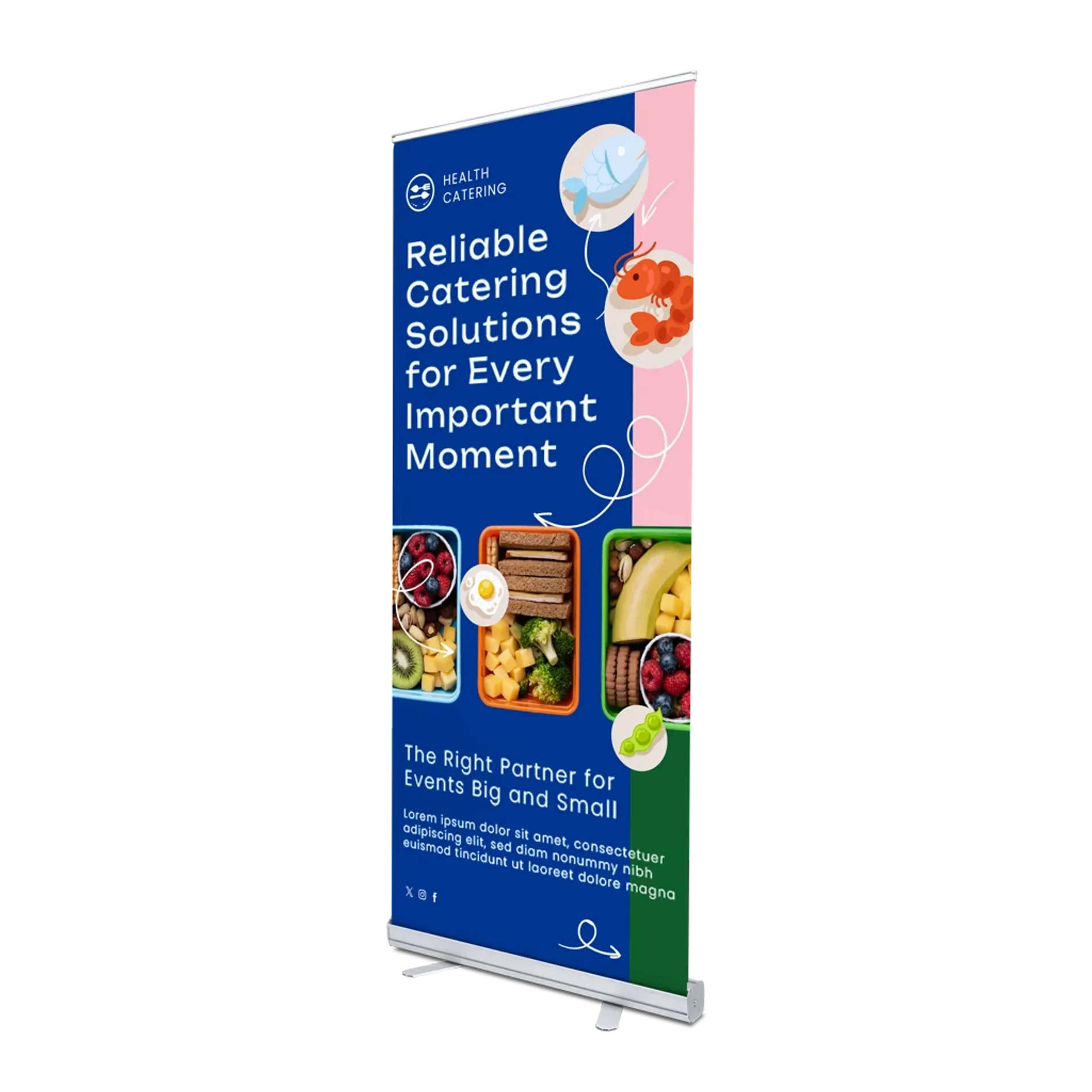 Retractable Banner Side view