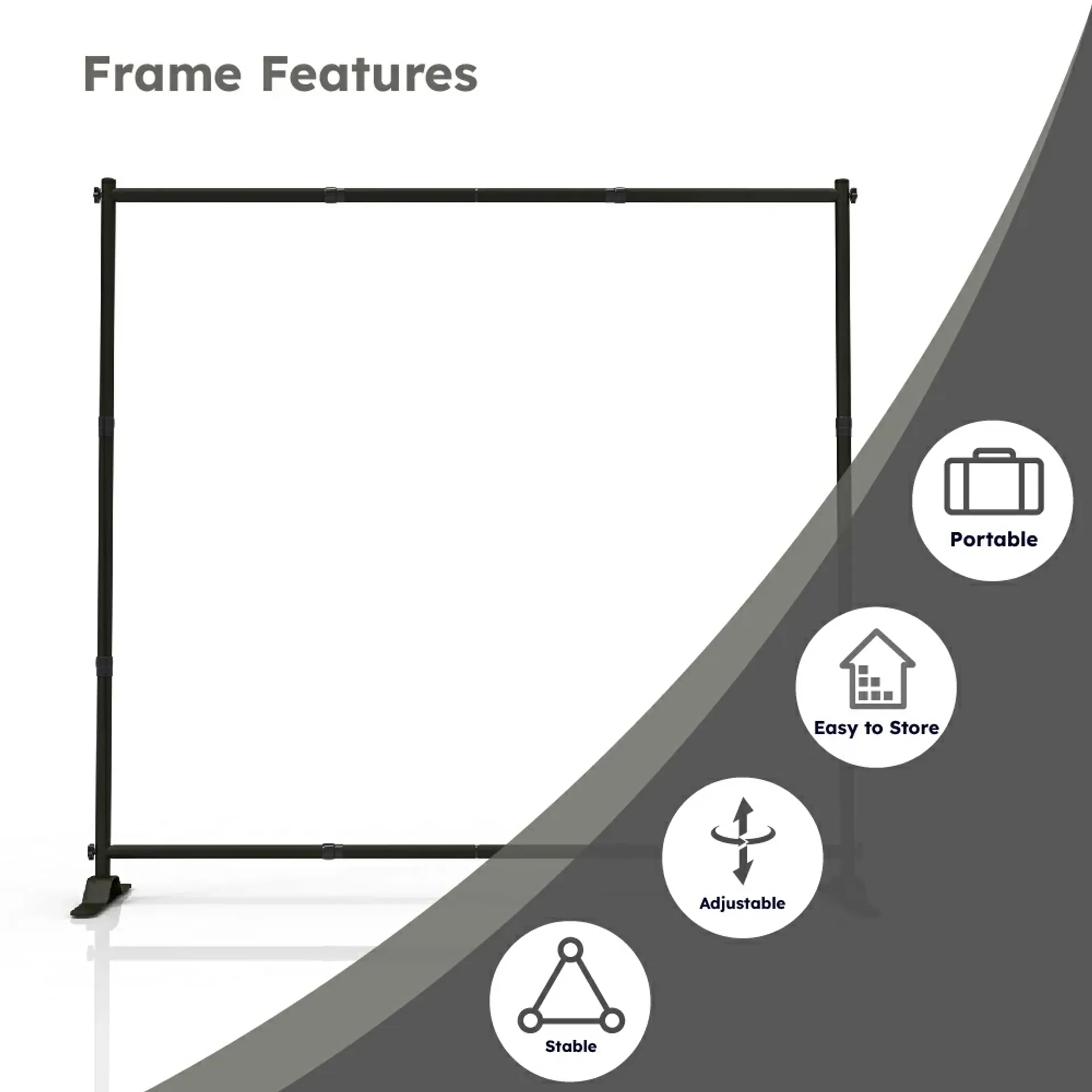 Step and Repeat Backdrop Frame  Features