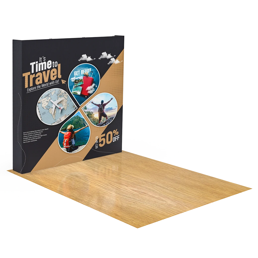 8FT Straight Pop Up Display