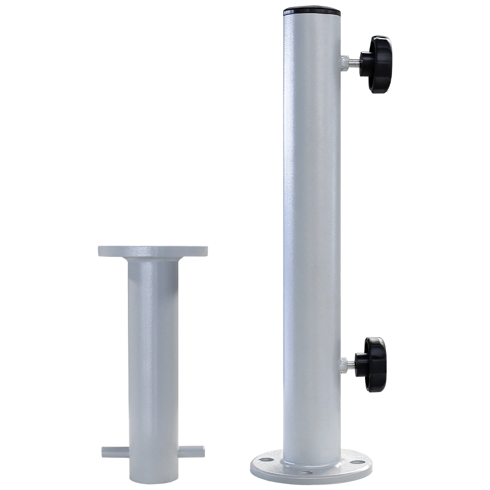 Fixed-Steel-Base-In-Ground-Gray