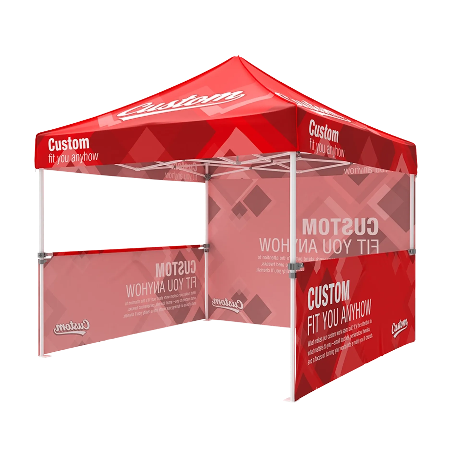 Custom Canopy Tent with Full & Half Sidewall